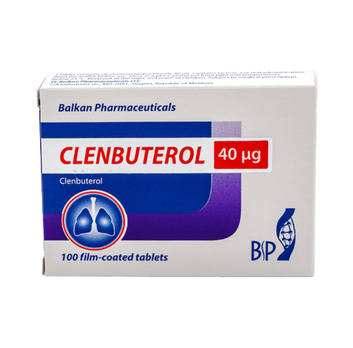 Balkan Pharma CLENBUTEROL 40mg (100 tablets)