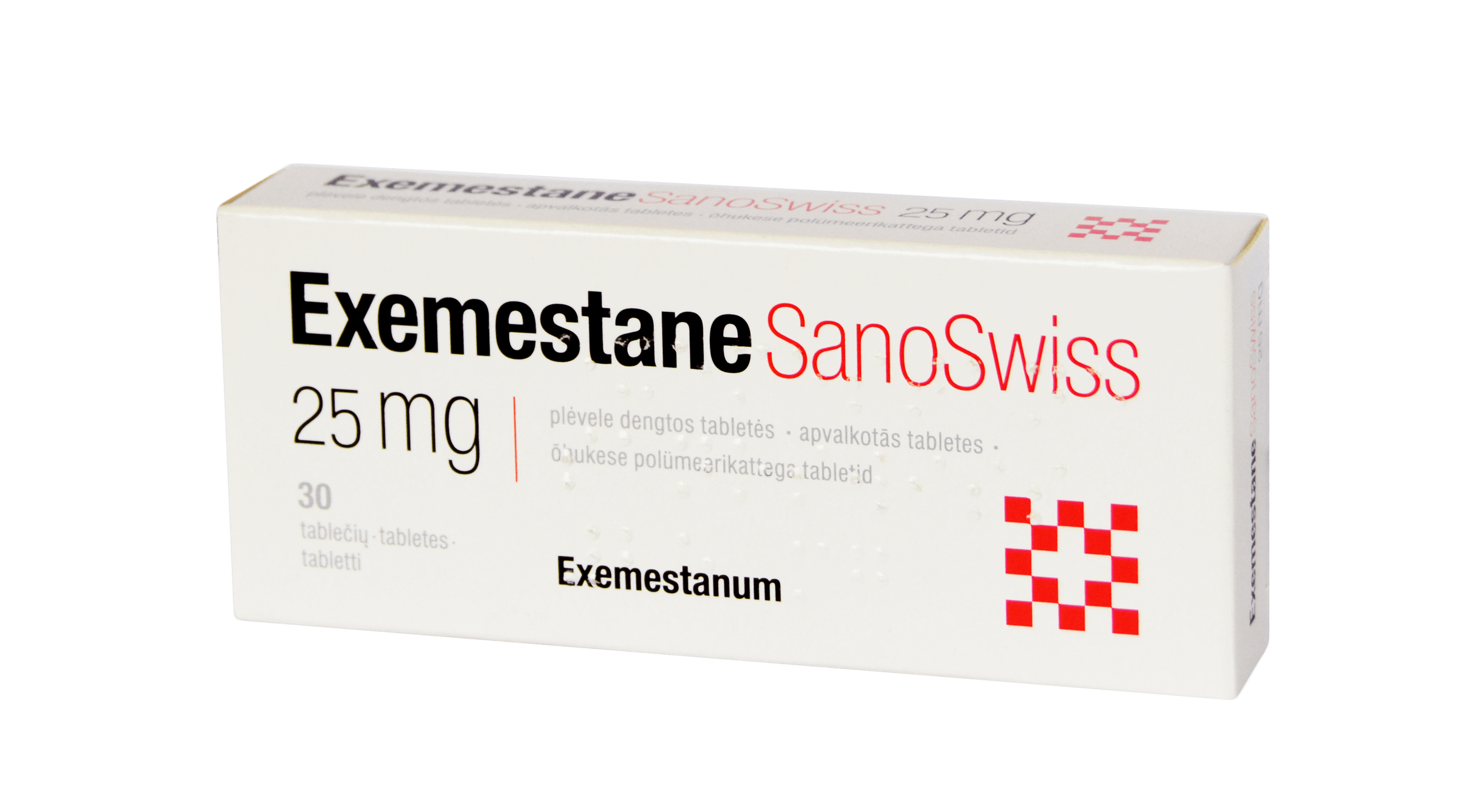 Exemestane Sanoswiss 25mg (30 tablets)