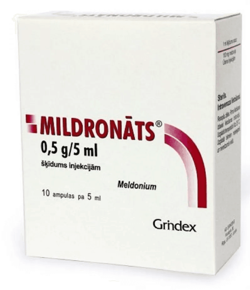Mildronats Grindex Meldonium 5ml (ampoules)